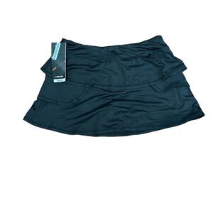 NEW WITH TAGS HEAD MATCHUP SKORT Womens Size‎ Large Black - DriMotion